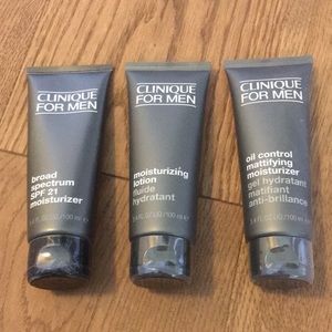 Clinique for Men lotion Moisturizer SPF - NWT